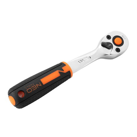 Sada nástrčných hlavic, 10-060, chrom-vanadiová ocel, kufřík, Neo Tools