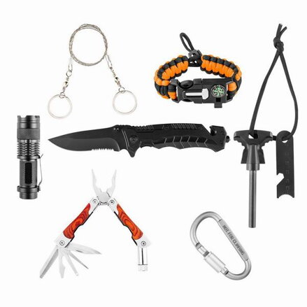 Souprava pro přežití, 8v1, NEO TOOLS