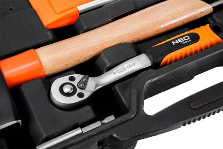 Sada nářadí, 10-200, 60 ks, velikost 1/4, kufřík,, NEO TOOLS