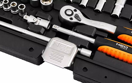 Sada nástrčných klíčů, 10-231, 23 ks, velikost 1/4, kufřík,, NEO TOOLS