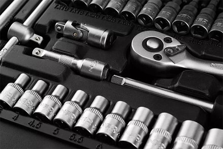 Sada nástrčných klíčů, 10-232, 38 ks, velikost 1/4, kufřík,, NEO TOOLS