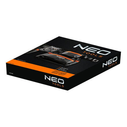 Opasek na nářadí z přírodní kůže, 84-330, nastavitelný obvod, zesílené kapsy, Neo Tools