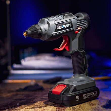 Tavící pistole Graphite ENERGY+ 58G040, 200W, černá, Maximální teplota 210c