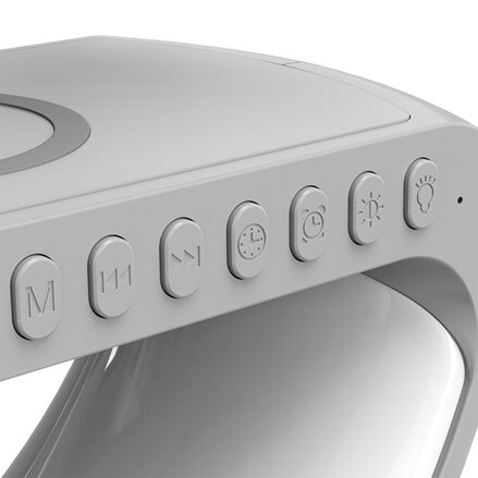 Smart světlo G-Light INSPIRE, bílá, USB-C, bezdrátové nabíjení, Powerton