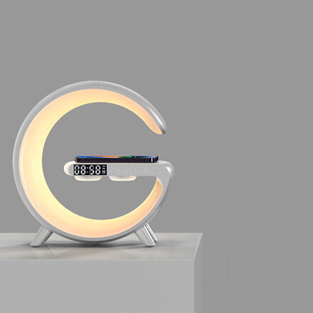 Smart světlo G-Light INSPIRE, bílá, USB-C, bezdrátové nabíjení, Powerton