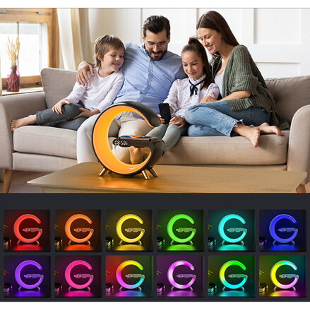 Smart světlo G-Light INSPIRE, bílá, USB-C, bezdrátové nabíjení, Powerton