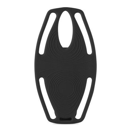 Držák mobilu Bone Bike Tie 3, na kolo, nastavitelná velikost, černý, 5.8-7.2", silikon, k připevnění na řídítka, černá