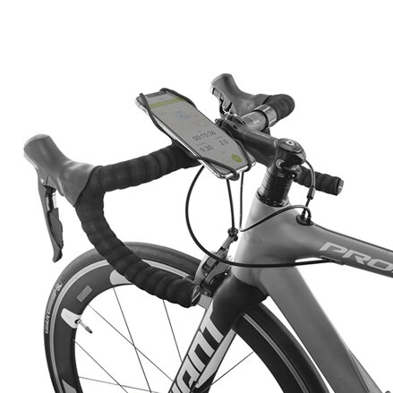 Držák mobilu Bone Bike Tie 3, na kolo, nastavitelná velikost, černý, 5.8-7.2", silikon, k připevnění na řídítka, černá