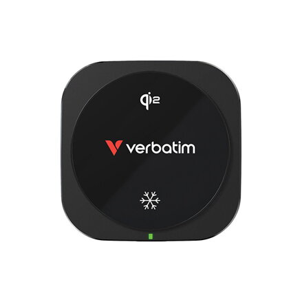 Verbatim držák mobilu do auta, s bezdrátovým nabíjením, technologie Qi, černá