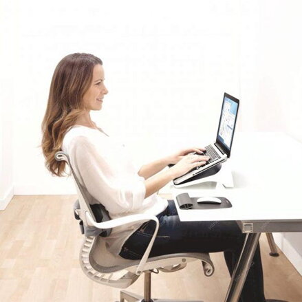 Podstavec I-Spire pod notebook, bílý, plast, 6 kg nosnost, Fellowes