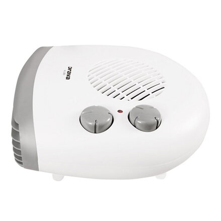 Orava Moderní horkovzdušný ventilátor, bílý