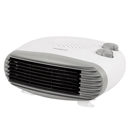 Orava Moderní horkovzdušný ventilátor, bílý