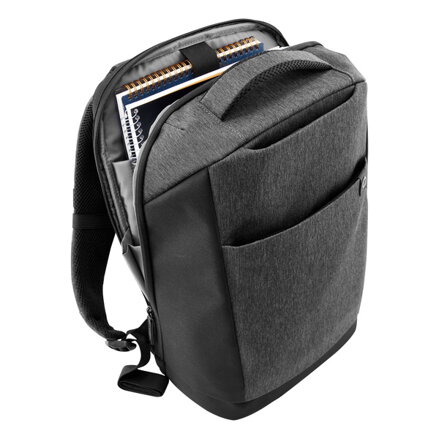 Batoh na notebook 15,6", HP RENEW Grey Travel, šedý z polyesteru, HP
