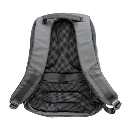 Batoh na notebook 15,6", NB008, černo-šedý z polyesteru/polyethylenu/nylonu, není snadné vykrást