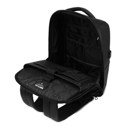 Batoh na notebook 15,6", Neoton, černý z polyesteru, Bestlife