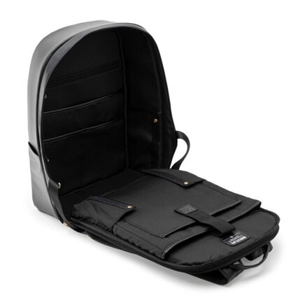 Batoh na notebook 15,6", Dalia, černý z polyuretanu, Bestlife