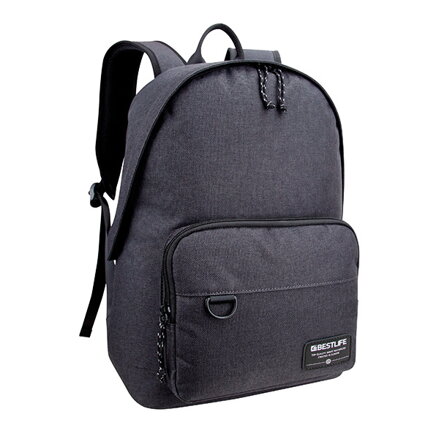 Batoh na notebook 15,6", Devon, šedý z polyesteru, Bestlife