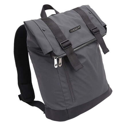 Batoh na notebook 15,6", La Minor, šedý z polyuretanu, Bestlife