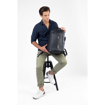 Batoh na notebook 15,6", Oden X, černý z polyesteru, Bestlife