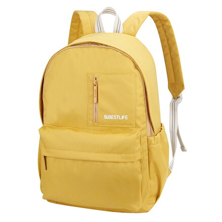 Batoh na notebook 14,1", COL-Rainbow, žlutý z polyesteru, Bestlife