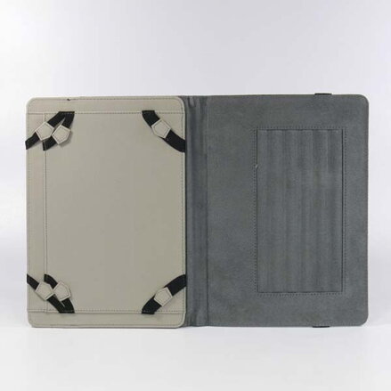 Obal na tablet 9.7" a 10.1", Scene, černý z polyester/mikro vlákna