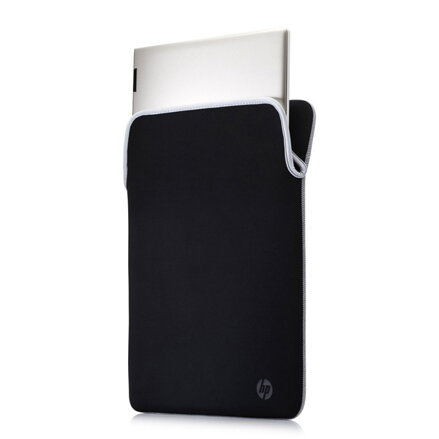 Sleeve na notebook 14", Protective reversible, stříbrný/černý z neoprenu, HP