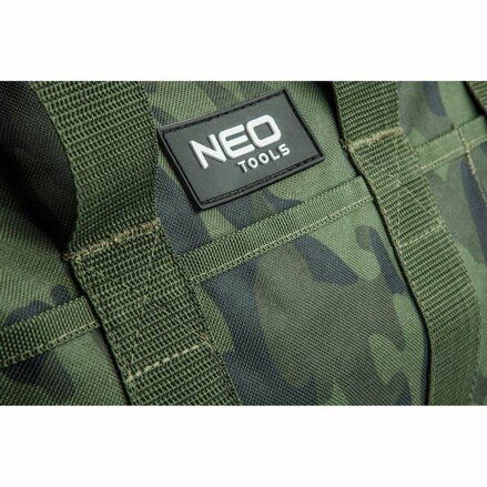 Taška na outdoor 84-322, maskáčová z 600D polyester, voděodolné dno, nastavitelné popruhy typ