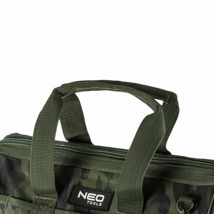 Taška na outdoor 84-322, maskáčová z 600D polyester, voděodolné dno, nastavitelné popruhy typ