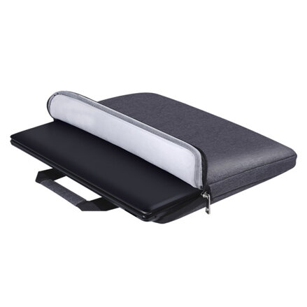 Taška na notebook 15,6", Chic, šedá z polyesteru, Defender
