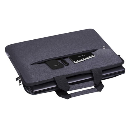 Taška na notebook 15,6", Chic, šedá z polyesteru, Defender