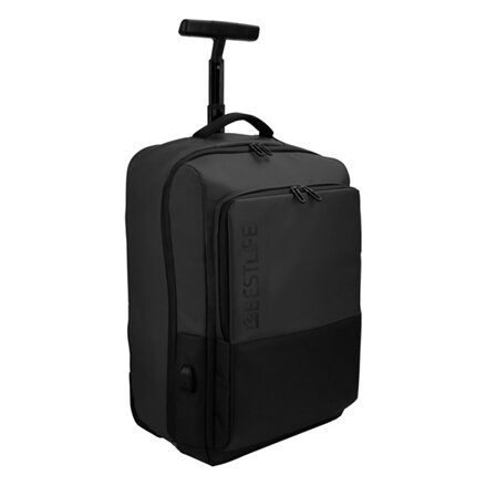 Troley na notebook 15,6", Neoton, černý z nylonu, Bestlife