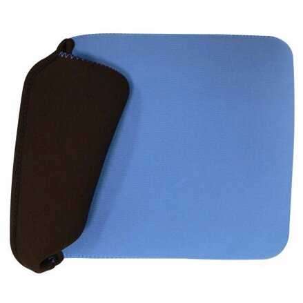 Obal na netbook 10,1", Reverse, modro-hnědý z neoprénu, Logo