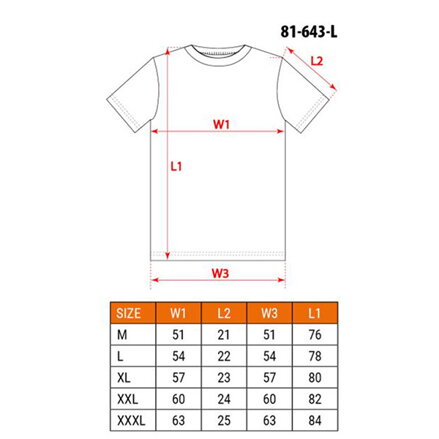 NEO TOOLS tričko s potiskem XXXL