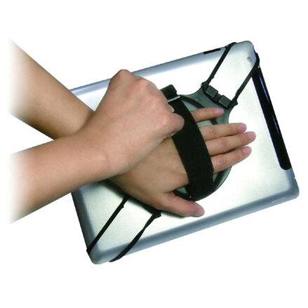 Stojan pro tablet, otáčecí, černý, pro iPady a tablety od 6-11"