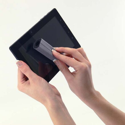 Čisticí sada 2v1, na tablet, smartphone, rozprašovač 6ml, poduška z mikrovlákna, LOGO
