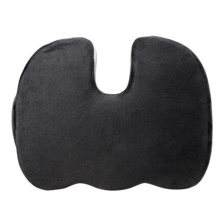 Podsedák, pod hýždě, ergonomický, černý, paměťová pěna