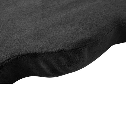 Podsedák, pod hýždě, ergonomický, černý, paměťová pěna