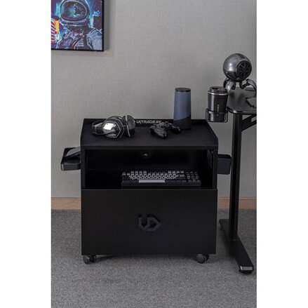 Ultradesk CRATE univerzální skříňka, černá