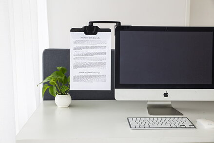 Powerton, ERGO, LECTRA, Držák dokumentů, černý