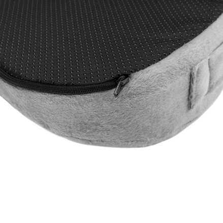 Podsedák, pod hýždě, ergonomický, šedý, paměťová pěna, Powerton