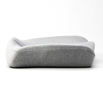 Set bederní opěrky a podsedáku, pod hýždě, ergonomický, šedý, paměťová pěna, Powerton