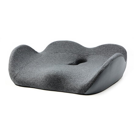 Set bederní opěrky a podsedáku, pod hýždě, ergonomický, antracitový, paměťová pěna, Powerton