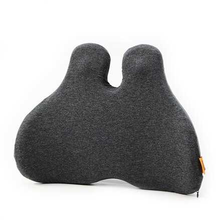 Set bederní opěrky a podsedáku, pod hýždě, ergonomický, antracitový, paměťová pěna, Powerton