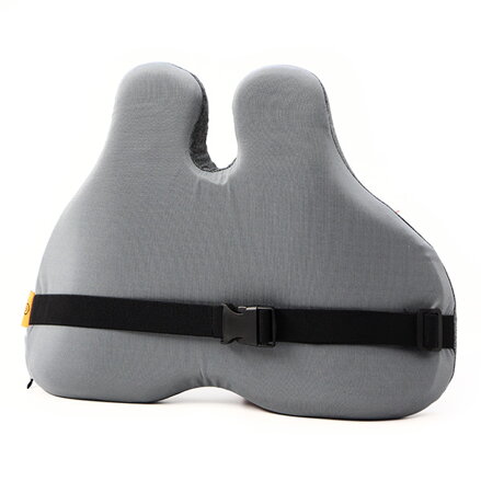 Set bederní opěrky a podsedáku, pod hýždě, ergonomický, antracitový, paměťová pěna, Powerton