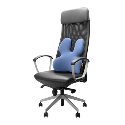 Bederní opěrka, bedra, ergonomický, šedá, paměťová pěna, Powerton