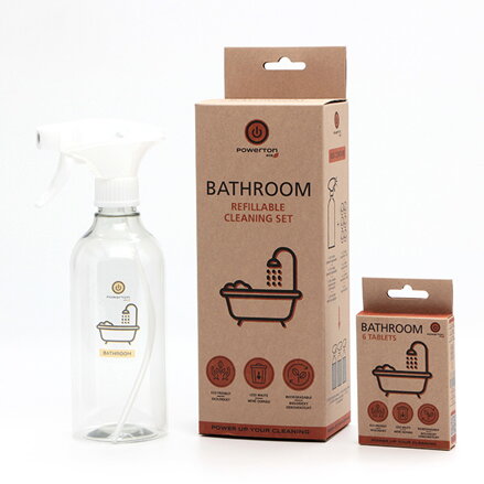 Čistící sada Powerton Eco, 500ml, koupelna