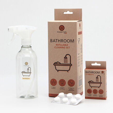 Čistící sada Powerton Eco, 500ml, koupelna