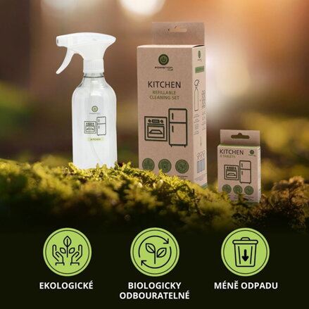Čistící sada Powerton Eco, 500ml, kuchyň