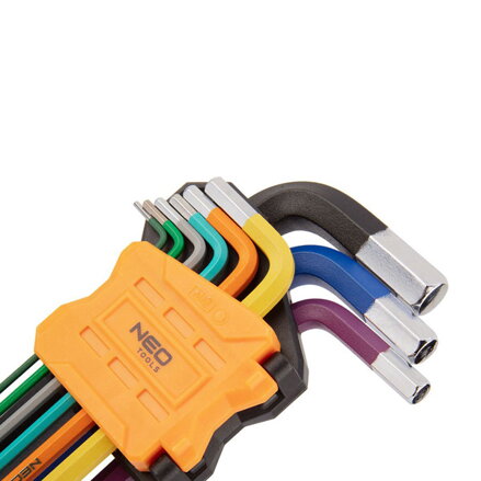 Dlouhé imbusové klíče 09-512, NEO TOOLS