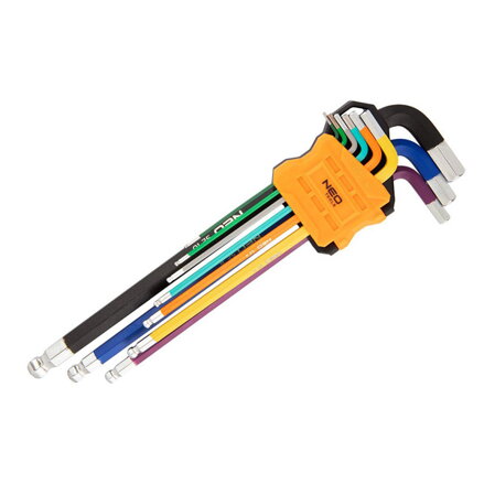 Dlouhé imbusové klíče 09-512, NEO TOOLS